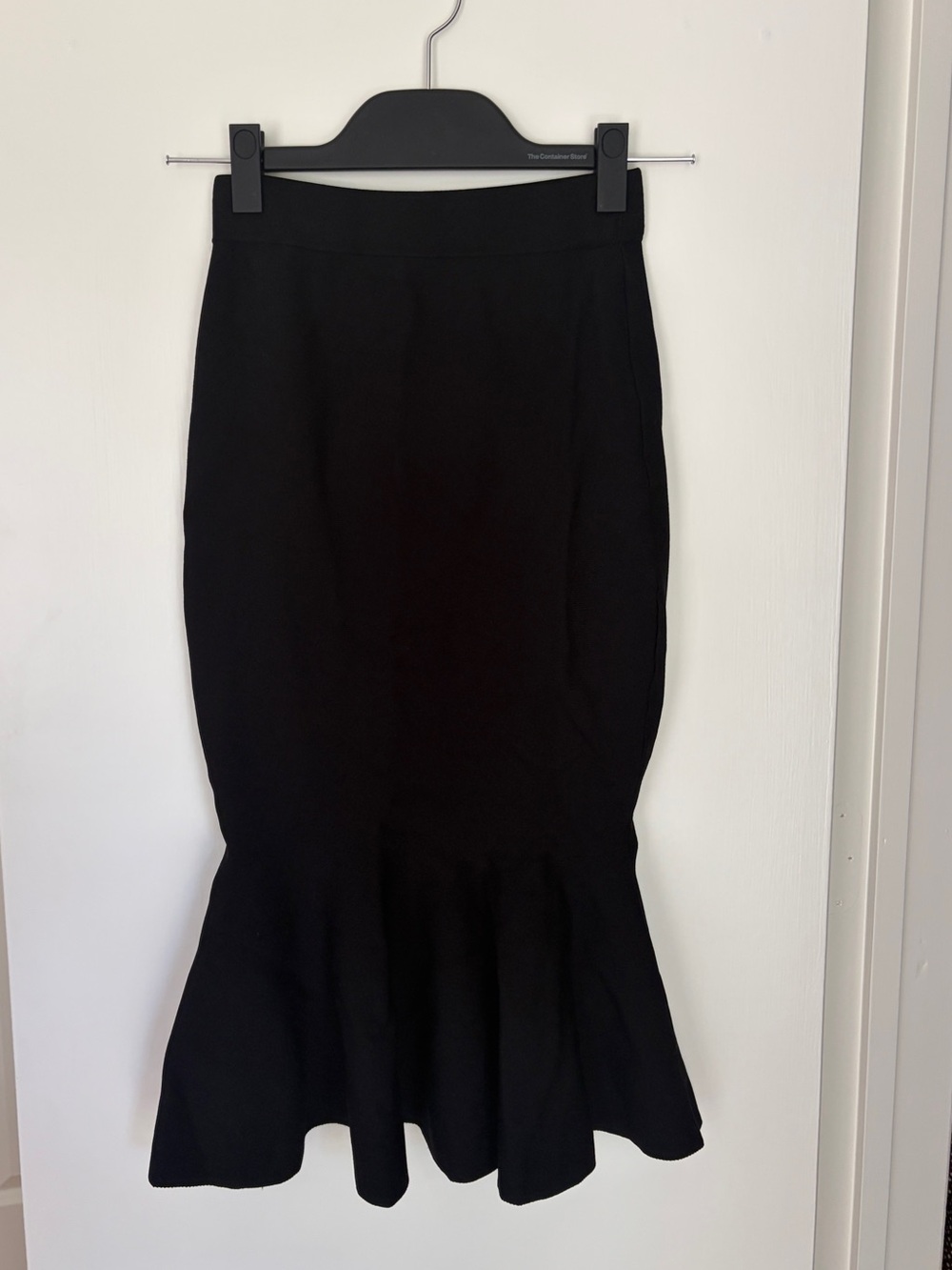 Milly Black Knit Mermaid Skirt Size P